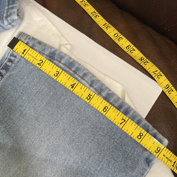 Vintage Mudd Clothing Women's Flare Blue Jeans size 1- Sm Stain, Missing Deco. - Picture 11 of 14